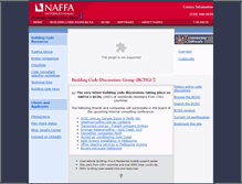 Tablet Screenshot of naffainc.com